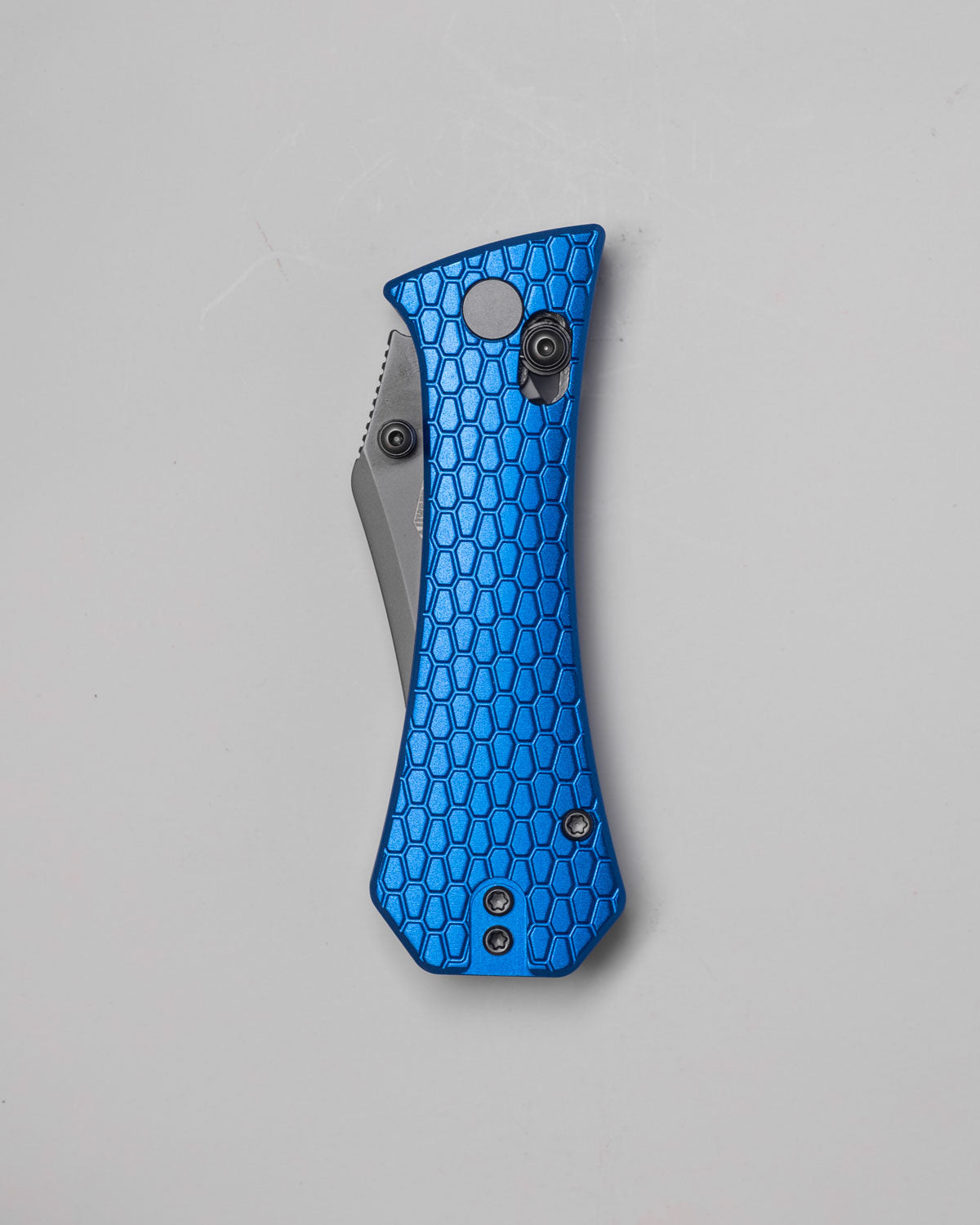 Pocket Bowie Deadhead Crossbar | Blue Aluminium + Smoke PVD 14C28N