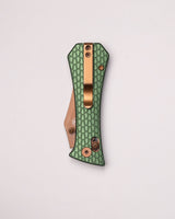 Pocket Bowie Deadhead Crossbar | Green Aluminium + Rose PVD 14C28N