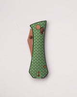 Pocket Bowie Deadhead Crossbar | Green Aluminium + Rose PVD 14C28N