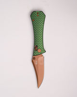 Pocket Bowie Deadhead Crossbar | Green Aluminium + Rose PVD 14C28N