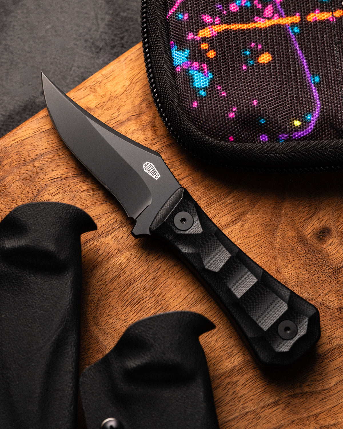 Pocket Bowie Deadhead Fixed | Black G10 + Black 14C28N