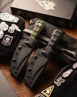 Pocket Bowie Deadhead Fixed | Black G10 + Black 14C28N