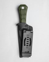 Pocket Bowie Deadhead Fixed | Green Micarta 14C28N