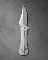 Pocket Bowie Framelock | Titanium + Stonewash M390