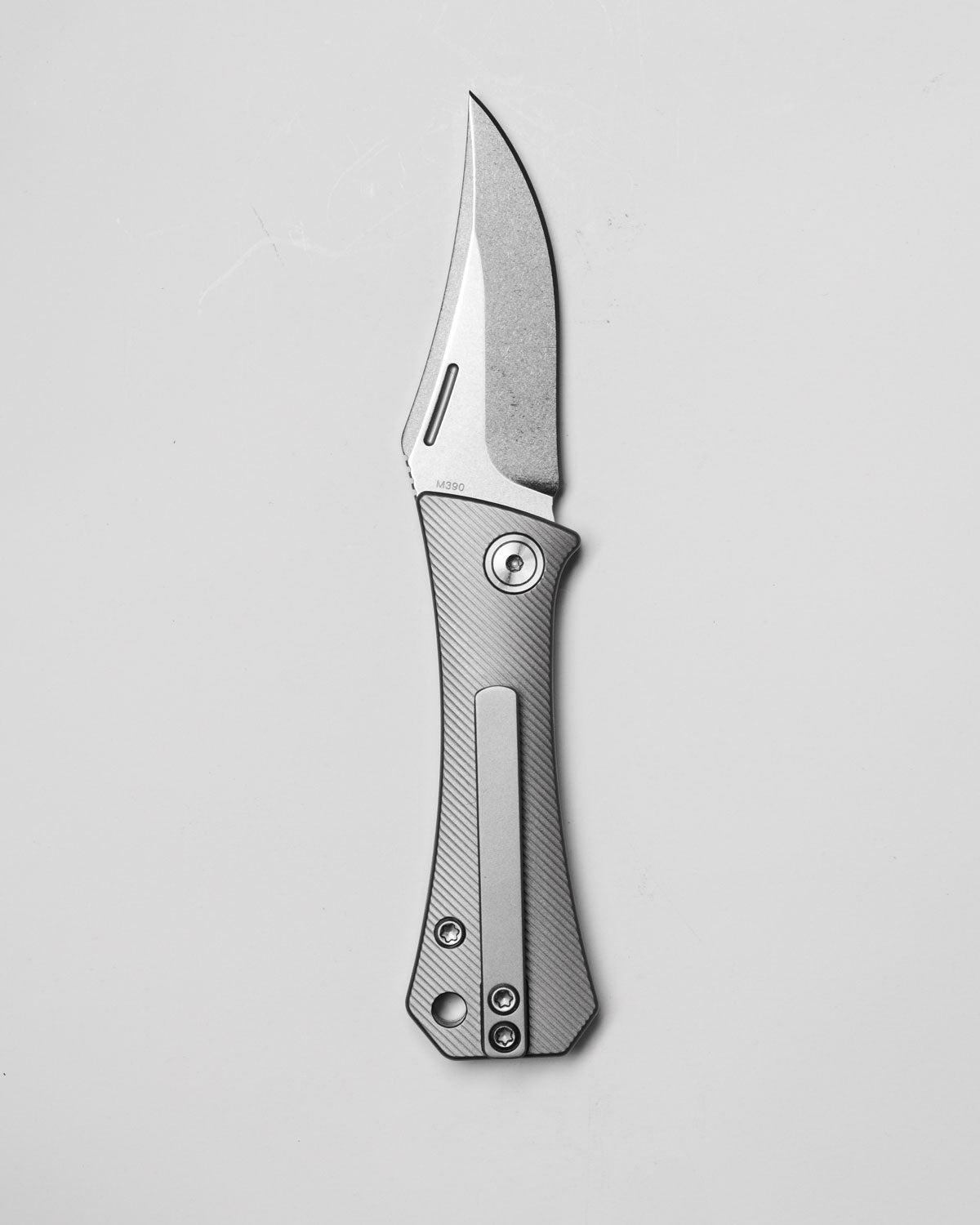 Pocket Bowie Slipjoint | Titanium + Stonewash M390