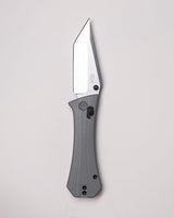 Coffin Tanto Deadhead Crossbar | Grey G10 + Stonewash 14C28N