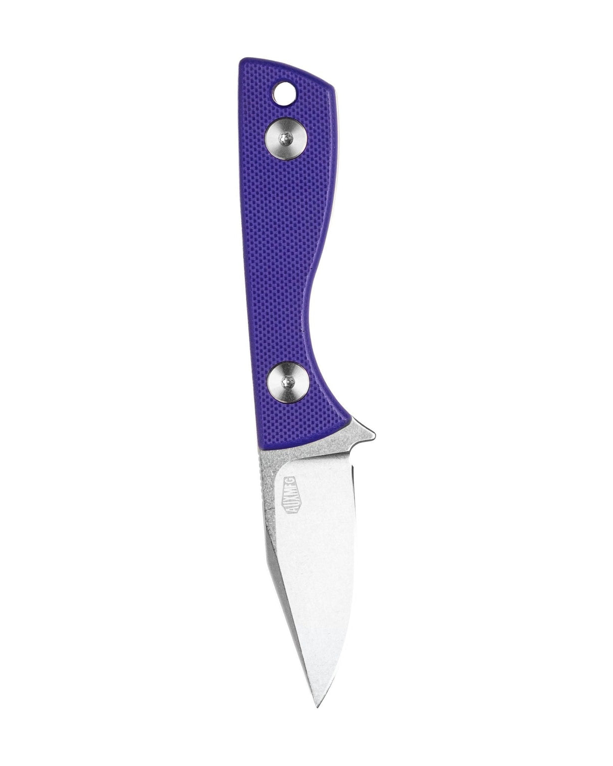 Runt Deadhead Fixed | Purple G10 + Stonewash 14C28N