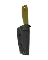 Runt XL Deadhead Fixed | Green G10 + Rose Gold PVD 14C28N