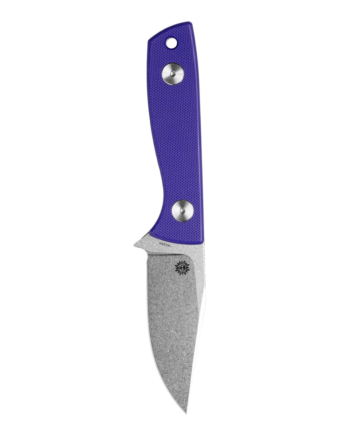 Runt XL Deadhead Fixed | Purple G10 + Stonewash 14C28N