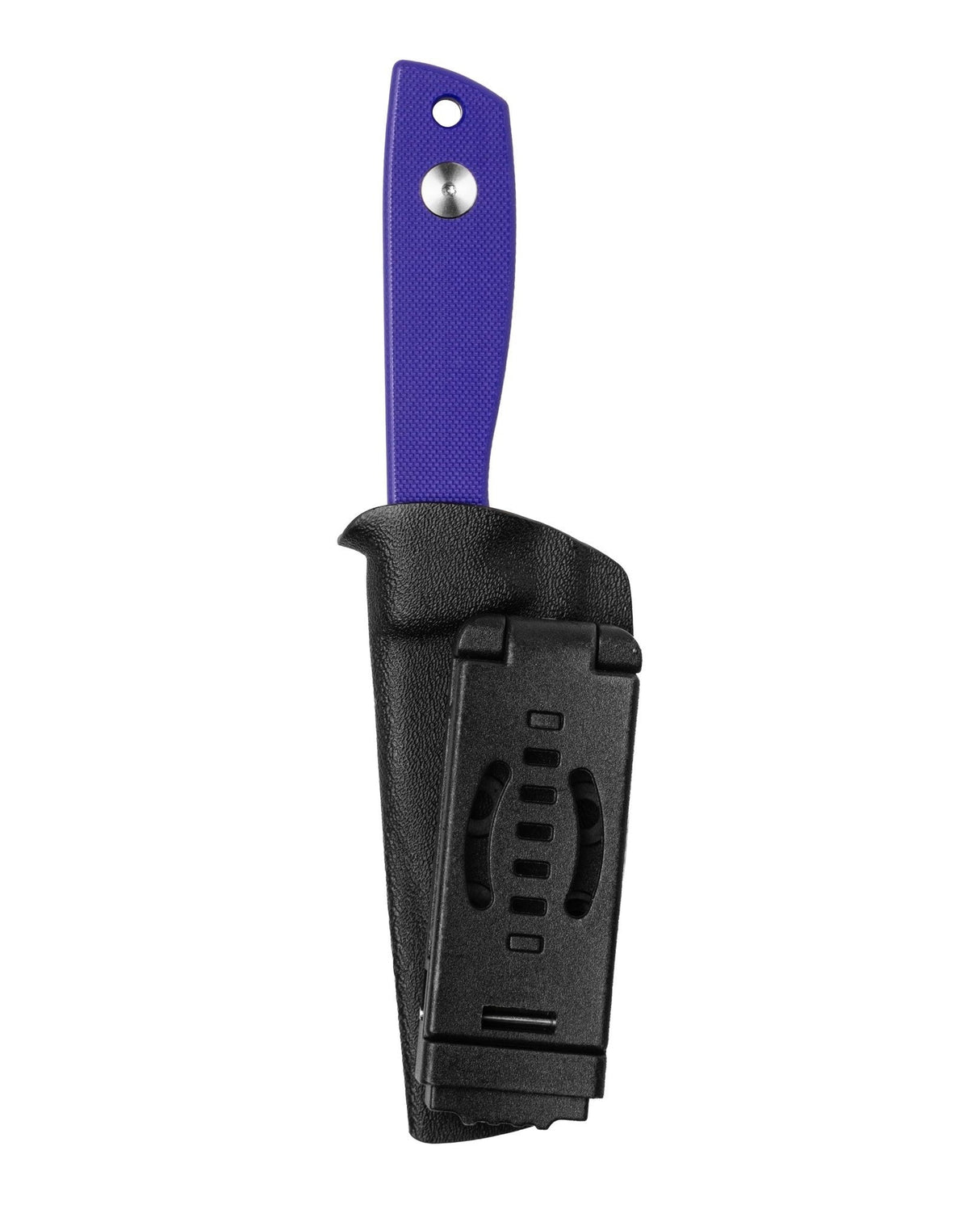 Runt XL Deadhead Fixed | Purple G10 + Stonewash 14C28N