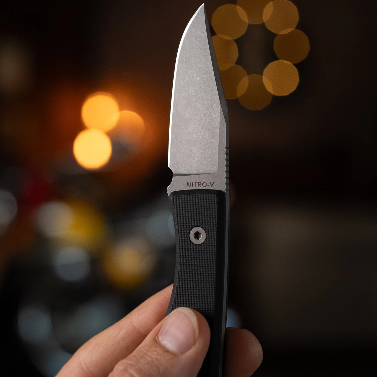 USA Lookout Fixed Blade | Black G10 Nitro-V