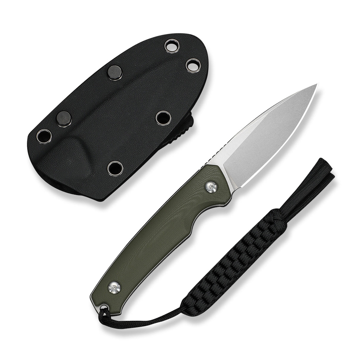 Altus Fixed Blade | OD Green G10 + Stonewash 14C28N