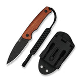 Altus Fixed Blade | Guibourtia Wood + Stonewash 14C28N