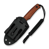 Altus Fixed Blade | Guibourtia Wood + Stonewash 14C28N