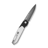 BRR15 Light | Black & White G10 + Damascus