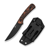Carveth | Orange & Black G10 + Blackwash AEB-L