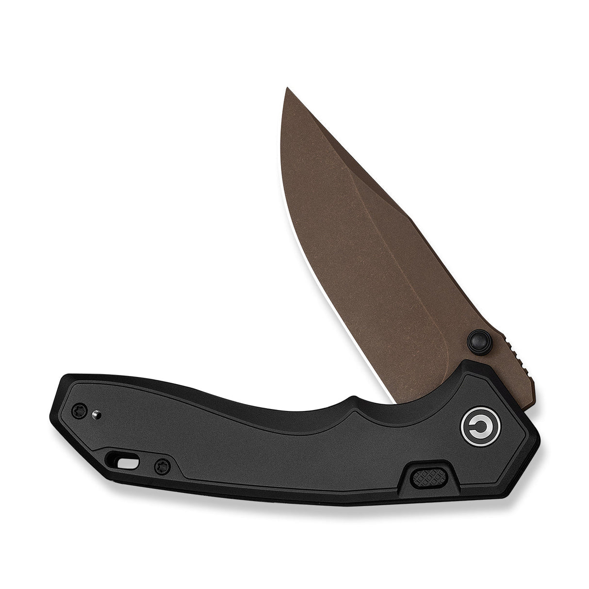 Brova | Black Aluminium + Dark Brown Stonewash
