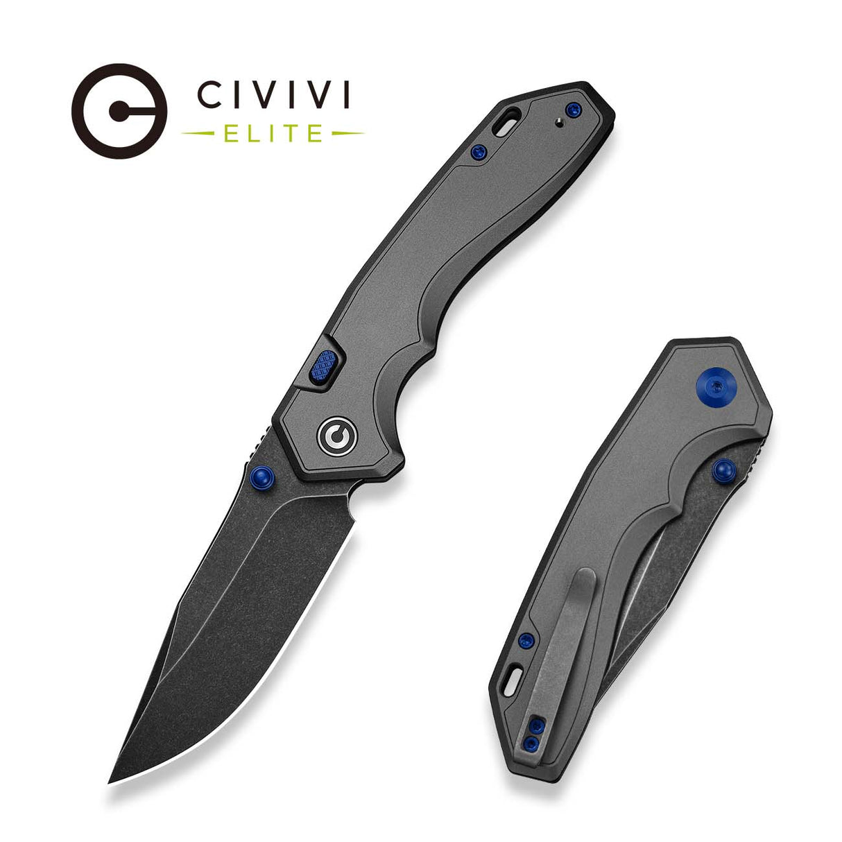 Brova | Grey Aluminium + Blackwash S35VN - Elite Range