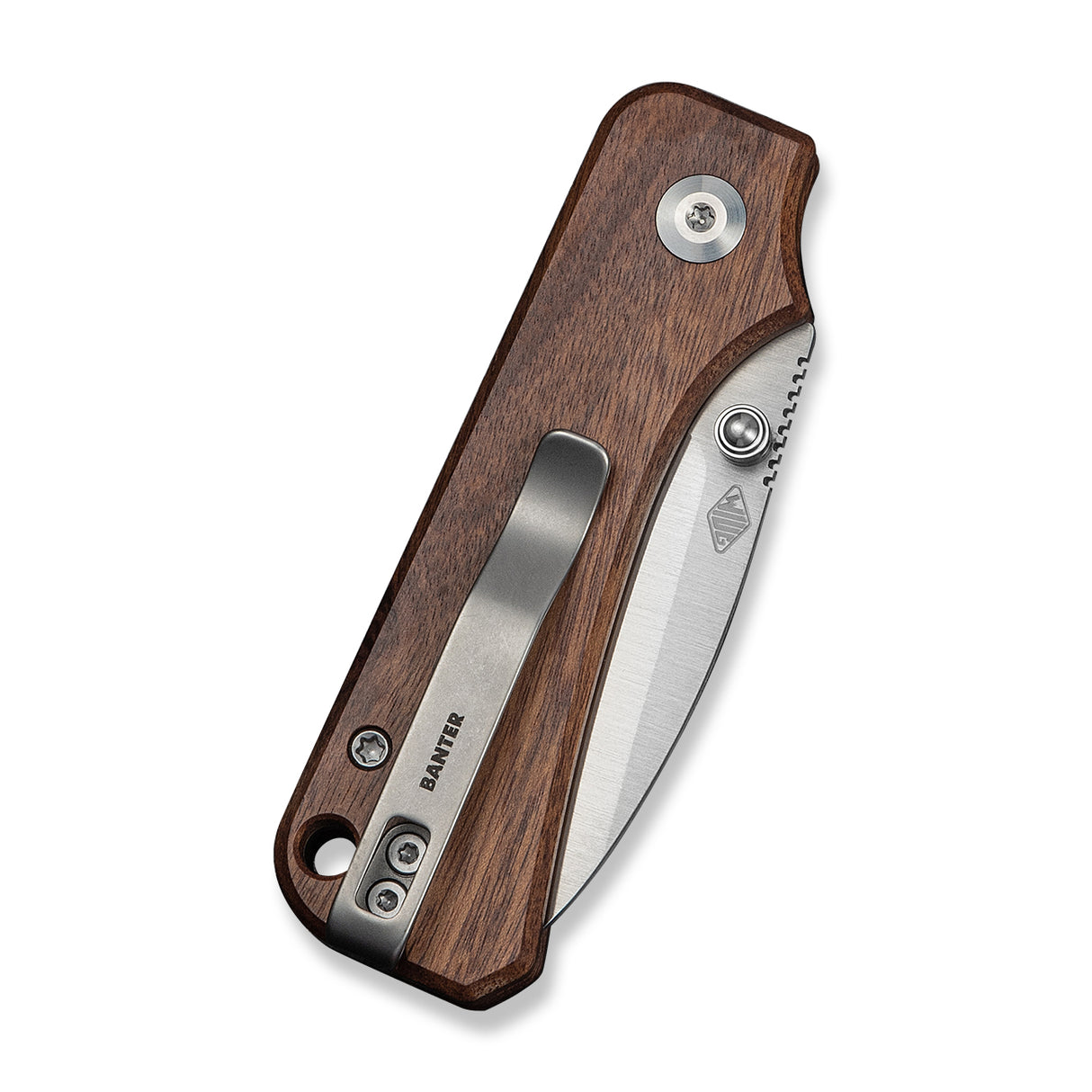Baby Banter Slipjoint | Guibourtia Wood + Satin Nitro-V