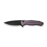 Kitefin Button Lock | Purple Aluminium + Blackwash 14C28N