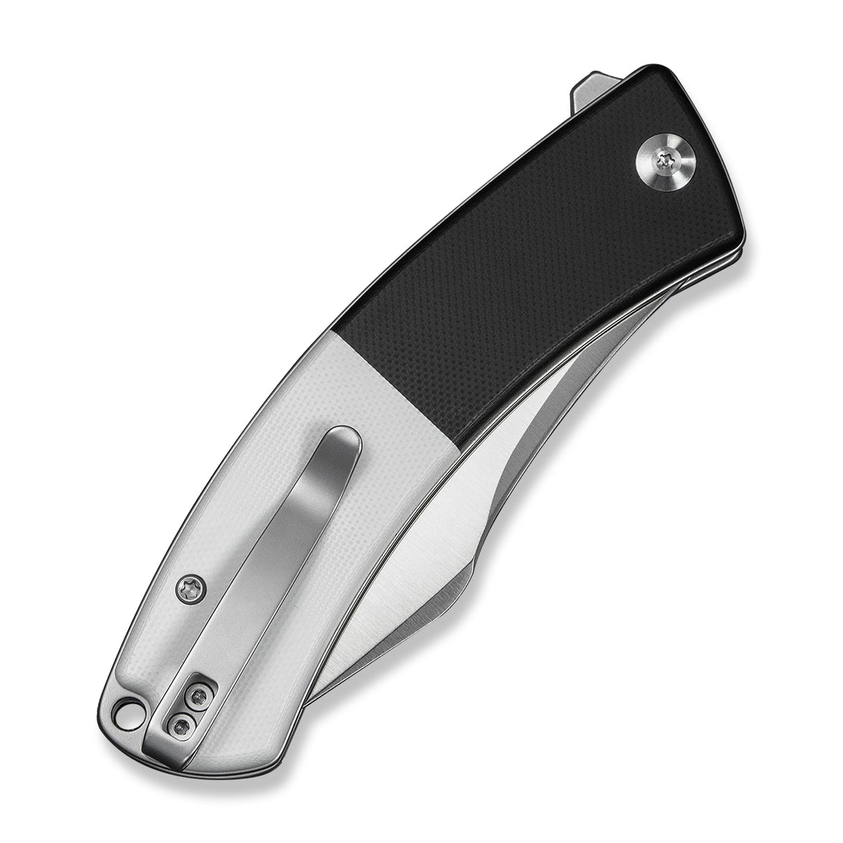 Outlaw Muk | Black & White G10 + Satin 14C28N