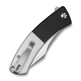 Outlaw Muk | Black & White G10 + Satin 14C28N