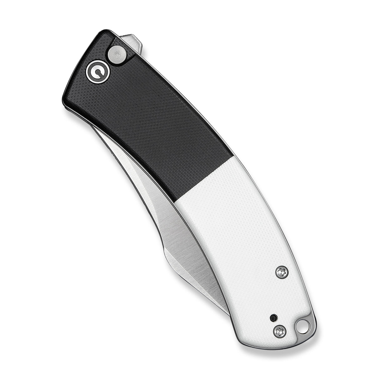 Outlaw Muk | Black & White G10 + Satin 14C28N