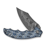 Pentad | Blue Vortex Micarta + Dama