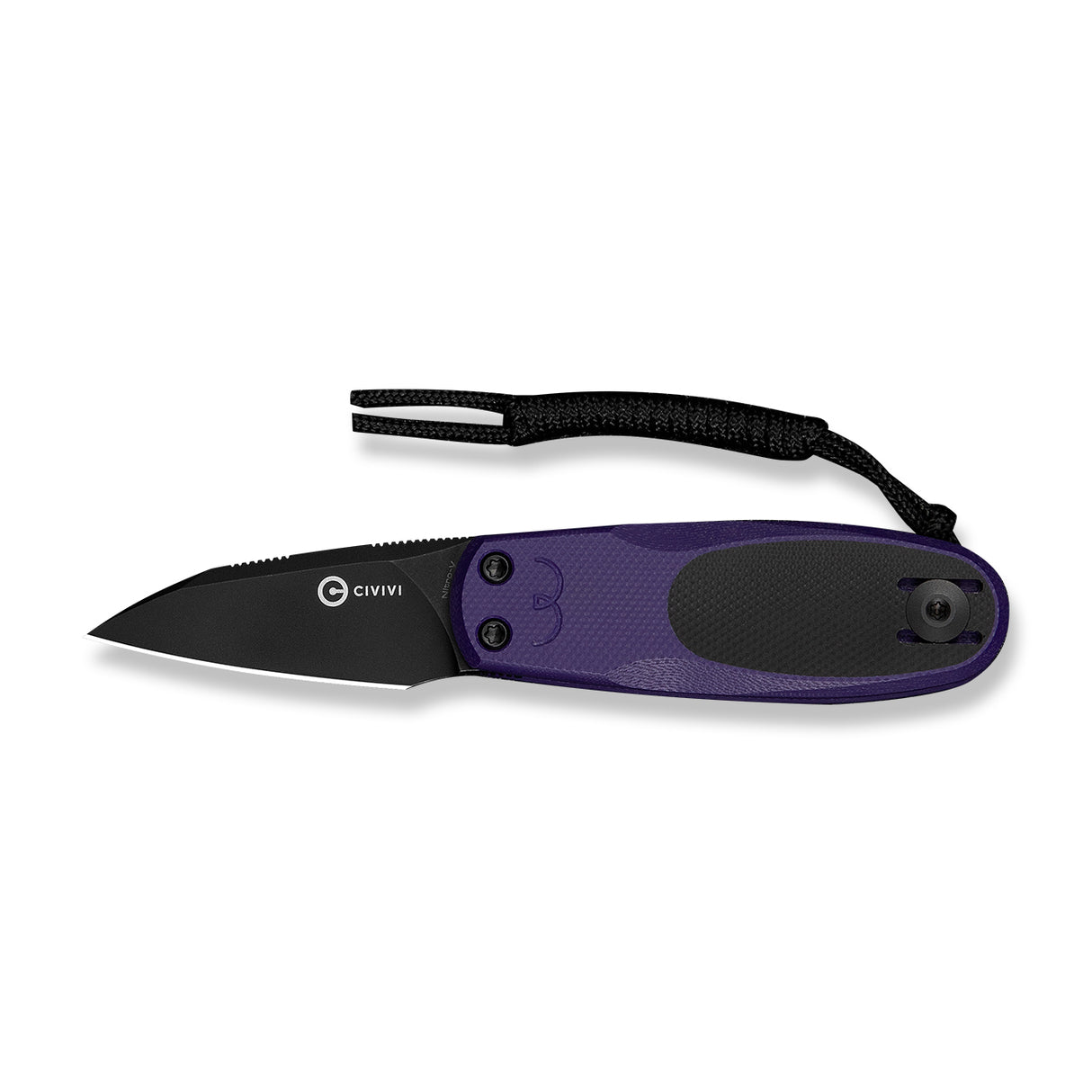 Purr | Purple & Black G10 + Blackwash Nitro-V