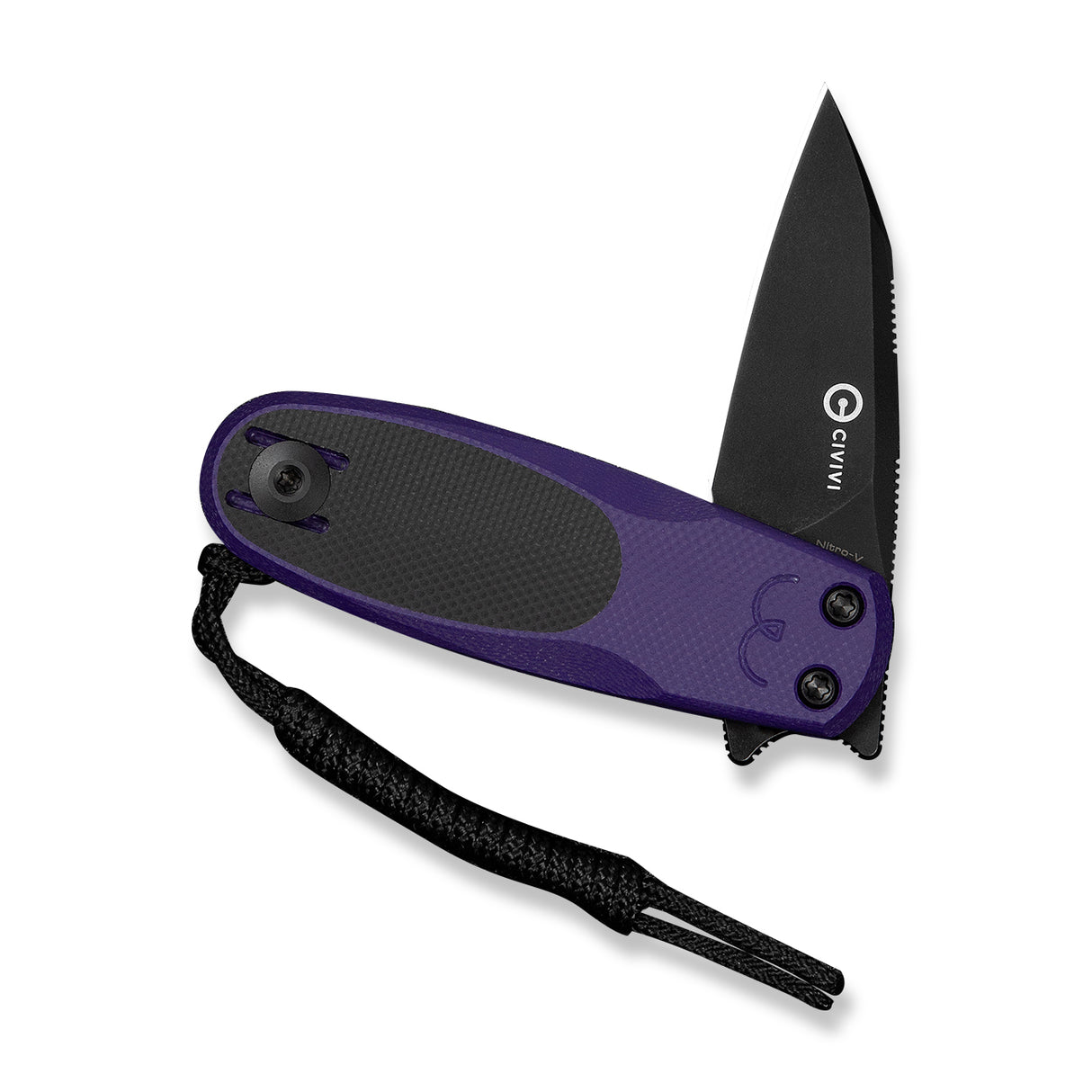 Purr | Purple & Black G10 + Blackwash Nitro-V