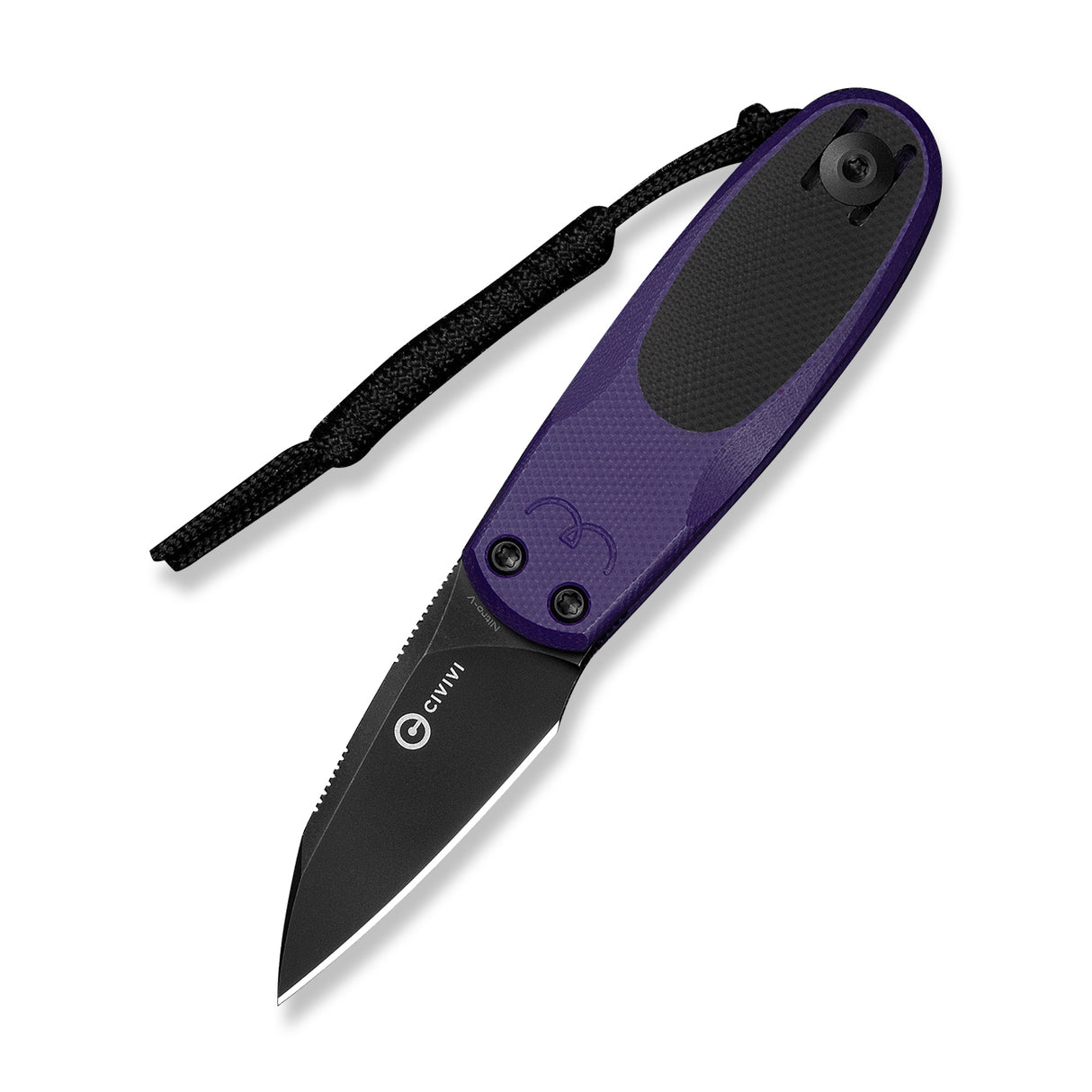 Purr | Purple & Black G10 + Blackwash Nitro-V
