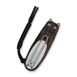 Purr | Orange, Black & White G10 + Stonewash Nitro-V