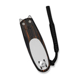 Purr | Orange, Black & White G10 + Stonewash Nitro-V