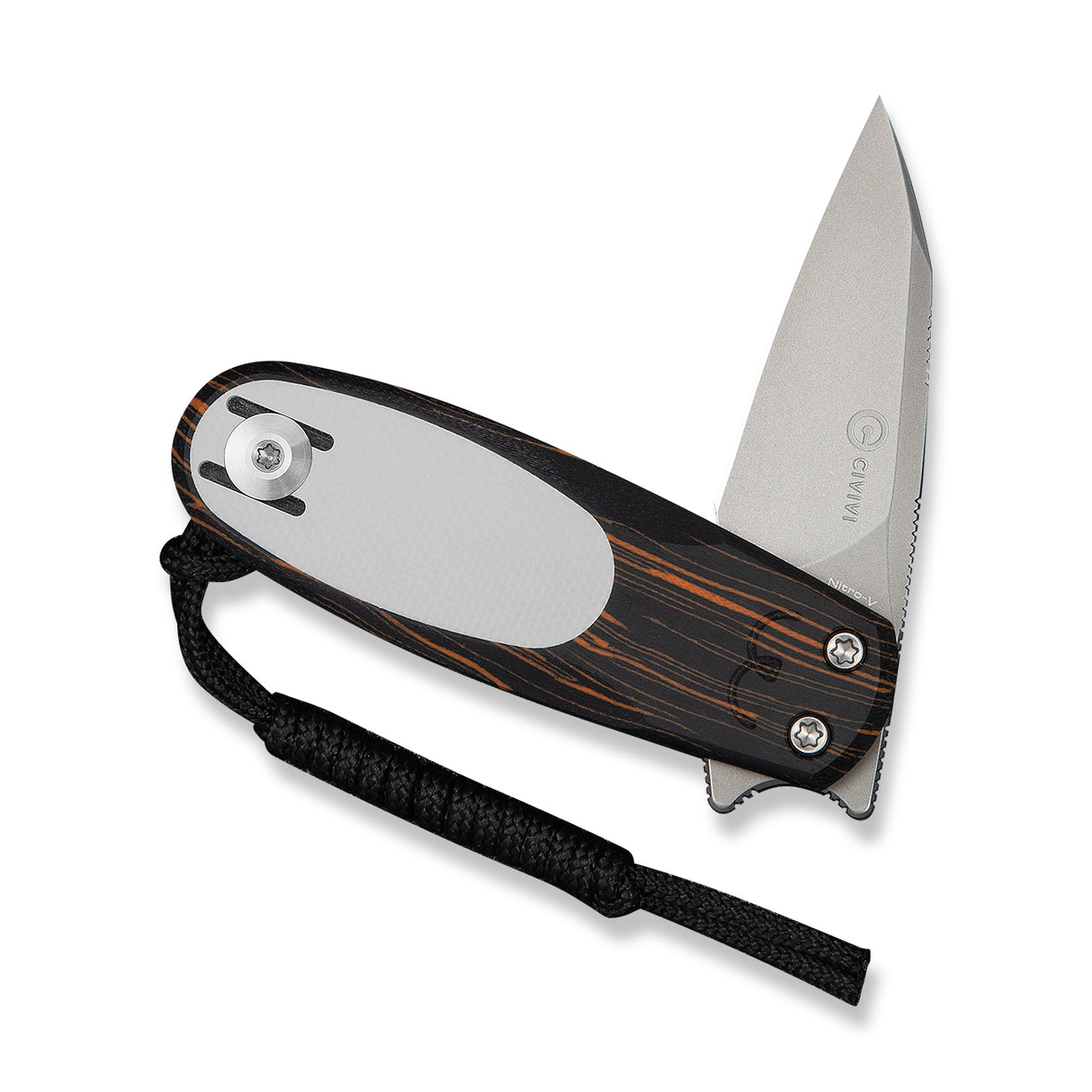 Purr | Orange, Black & White G10 + Stonewash Nitro-V