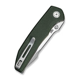 Ryson-E | Green Canvas Micarta + Satin 14C28N