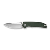 Ryson-E | Green Canvas Micarta + Satin 14C28N