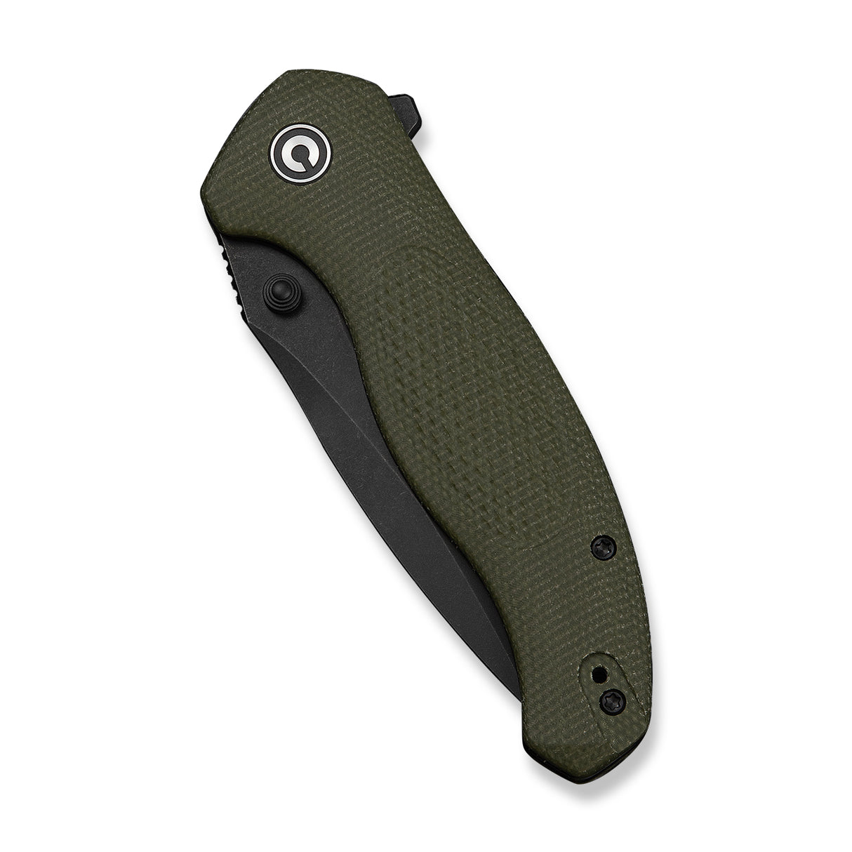 Vyrent | Olive Micarta + Blackwash Nitro-X7