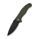 Vyrent | Olive Micarta + Blackwash Nitro-X7