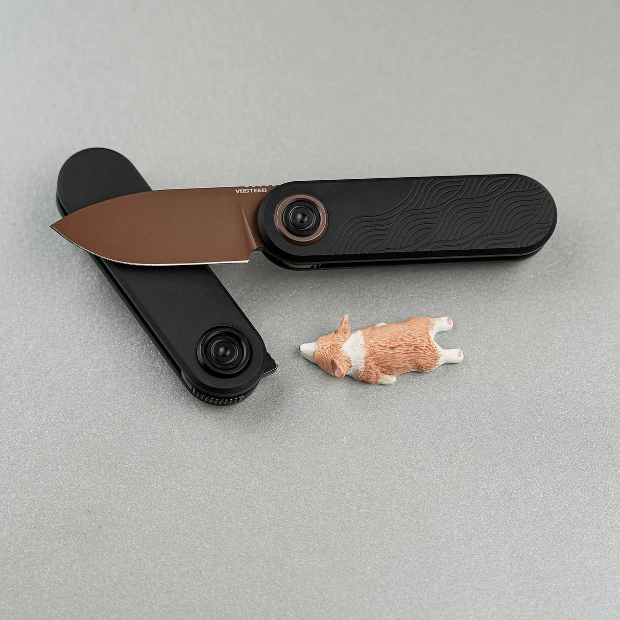 Corgi V | Black Milled Aluminium + 14C28N - A3722