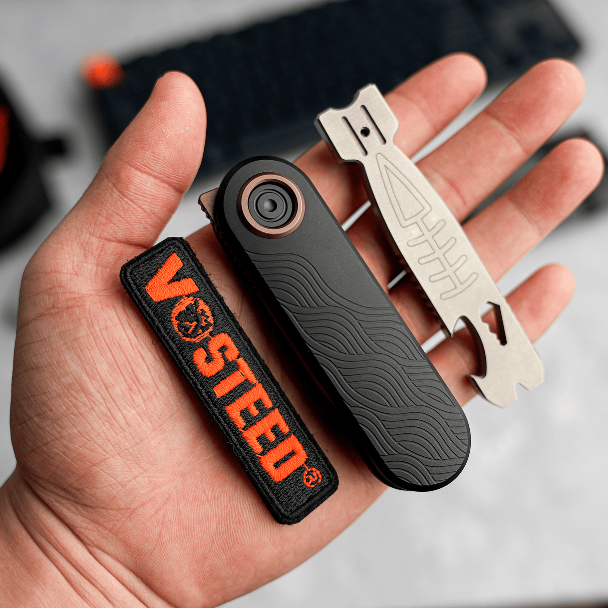 Corgi V | Black Milled Aluminium + 14C28N - A3722