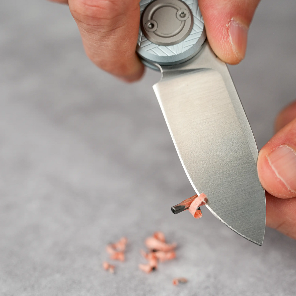 Corgi V | Macaron Blue Milled Aluminium + 14C28N - A3725