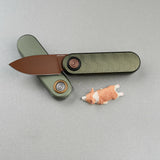 Corgi V | Green Milled Aluminium + 14C28N - A3724