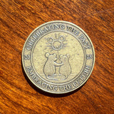 GiantMouse 10 Year Jubilee Coin | Antique Brass
