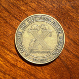 GiantMouse 10 Year Jubilee Coin | Antique Brass