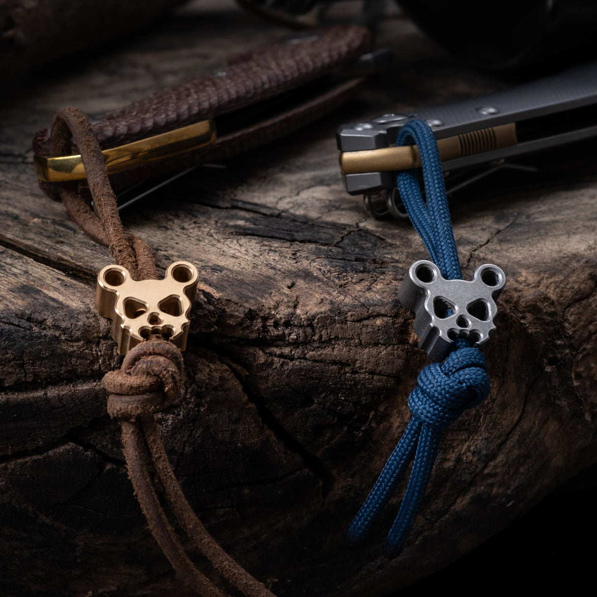 Morbid Mouse Lanyard Bead | Titanium