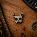 Morbid Mouse Lanyard Bead | Titanium