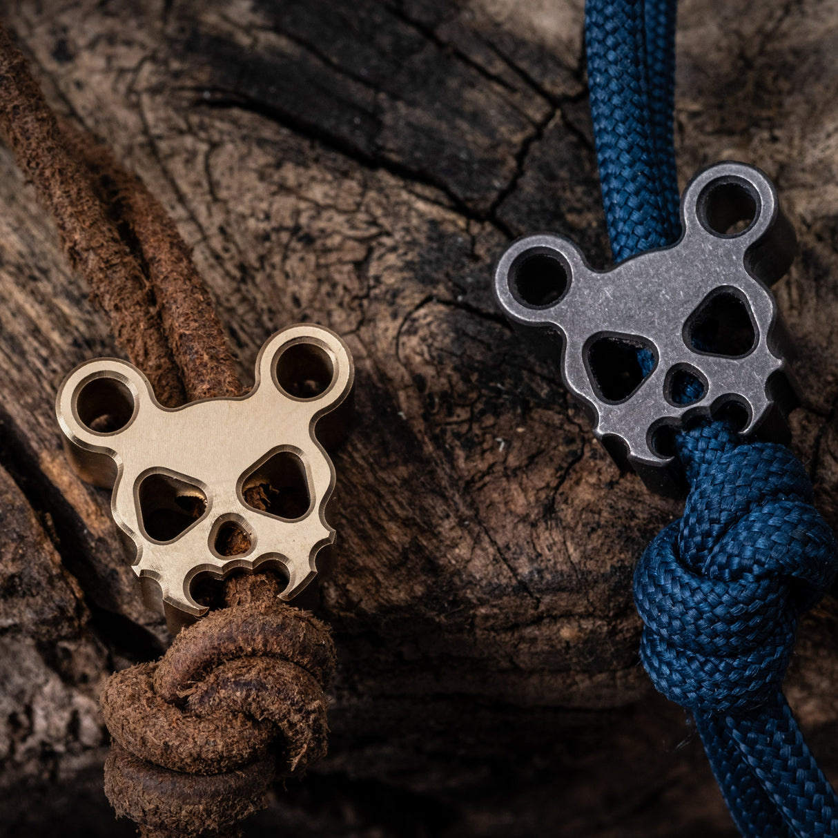 Morbid Mouse Lanyard Bead | Titanium