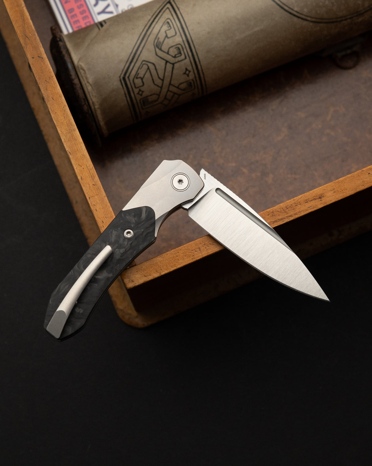 1946 Slipjoint | Marbled Carbon Fibre + S90V