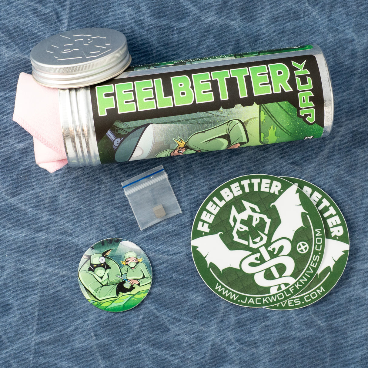 Feelbetter Jack | CamoCarbon Miami + Belt Satin S90V
