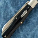 Gateway Coffin | Smooth Black Bone